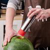 Арбузный резак из нержавеющей стали, эффективный инструмент для отжима сока с нескользящей ручкой, круглый экстрактор сердцевины для легкого приготовления арбузного сока