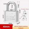 Waterproof Stainless Steel Padlock Small Lock Head Anti-theft Lock Household Lock  Door Lock