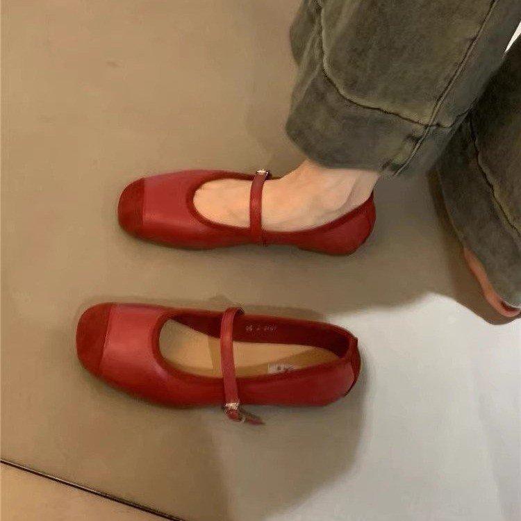 Модные и удобные серебристые туфли-одиночки Винтажные туфли Мэри Джейн Туфли на плоской подошве Весенне-летняя женская обувь