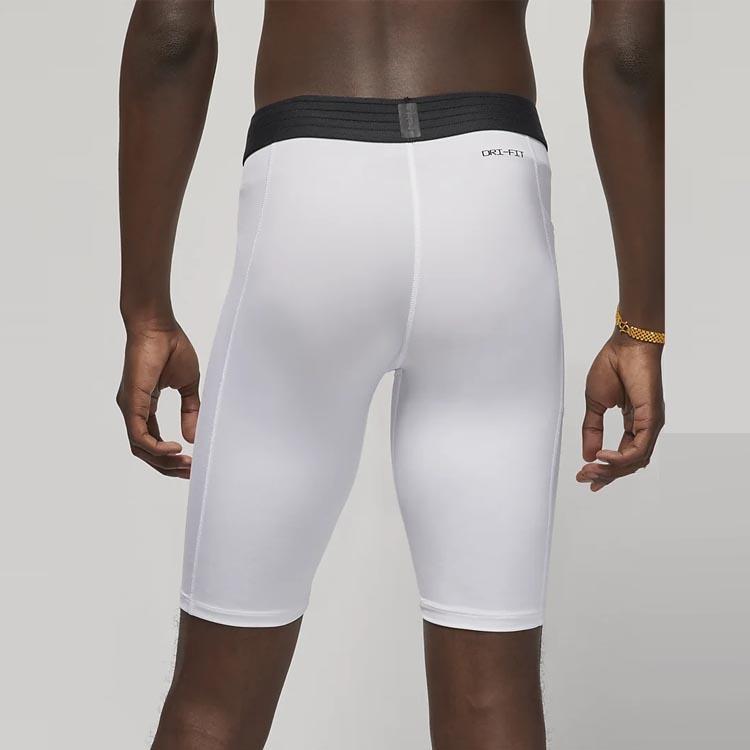 Jordan Спортивные быстросохнущие спортивные шорты Dri-FIT с логотипом, мужские брюки, белые DM1814-100