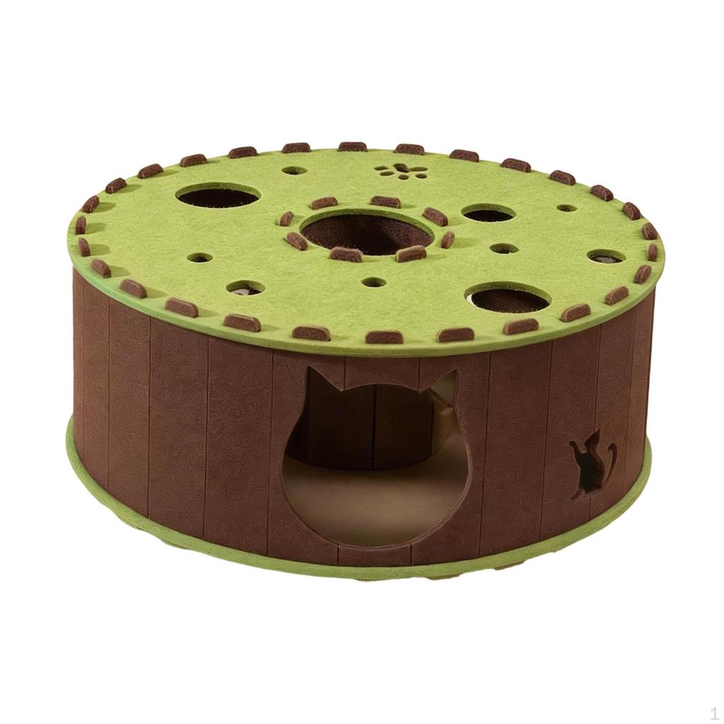 Pet Cat Tunnel Bed Activity Center Comfortable Warm Kitten Tube Nest for Bunny Small Medium