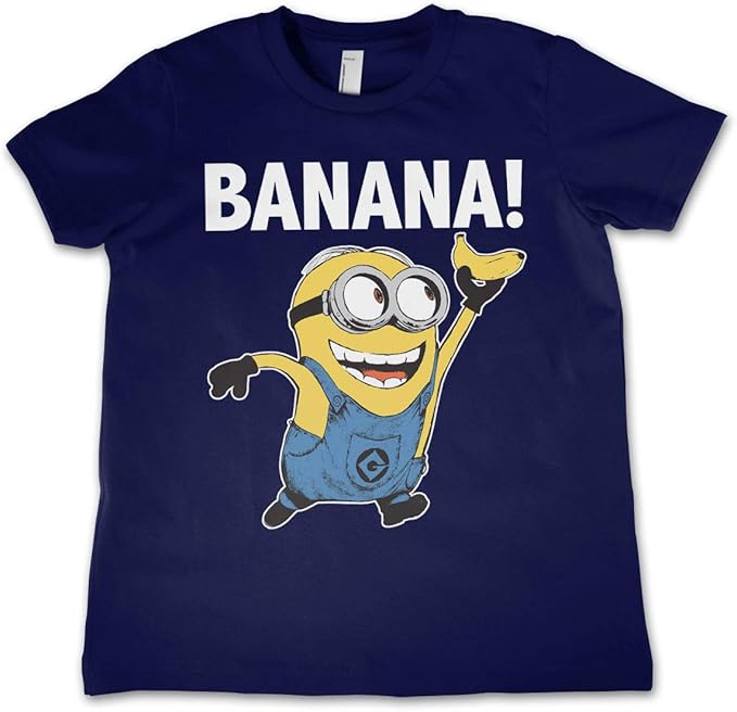 MINIONS Official Licensed Banana Kids T-Shirt (Red)