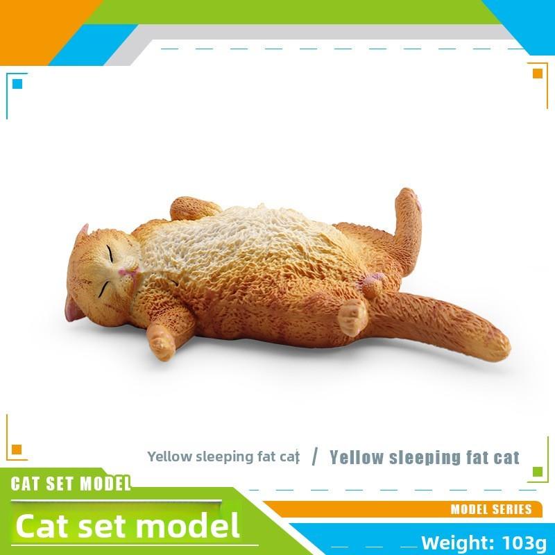 Maine Coon Cat Pvc Figurine For Kids Learning Educational Toy