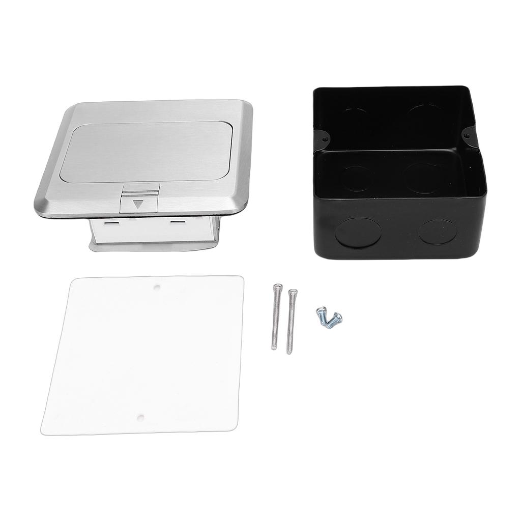 Recessed Desktop Outlet Box Socket Connection Power Strip 15A Fast Charging for Office Table Floor