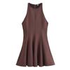 Kaslead New Arrival Women's Clothing Fashion Style Fashion Silm Width Ornaments Collar Dress 2184187