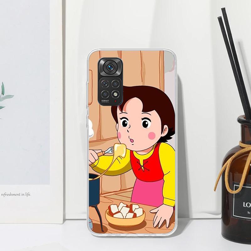 Heidi Cute Cartoon Phone Case For Xiaomi Redmi Note 15 13 14S 14 Pro Plus 12S 11S 10S 12 11E 10 11T Art Fundas Back Cover Redmi