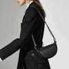 Semi-circle New Plutonium Crossbody Bags for Women New Solid Color Chain Shoulder Bags Saddle Bag