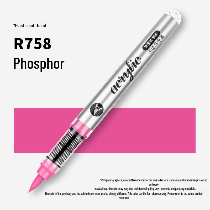 60-Color Soft Tip Acrylic Markers, Opaque & Layerable for Art Students, Watercolor Pens