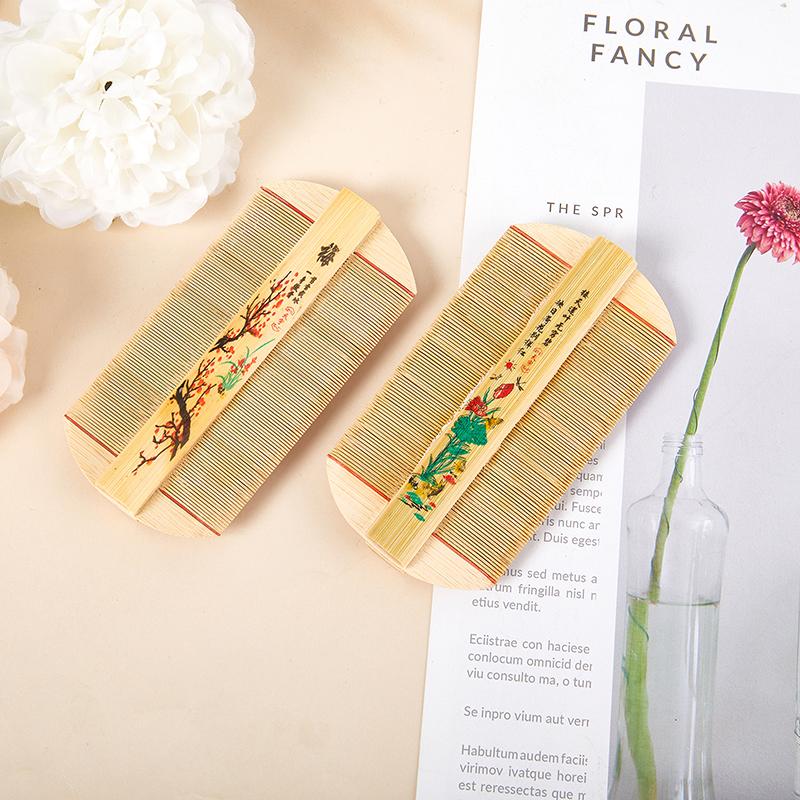 Китайский традиционный бамбуковый гребень, расческа ручной работы, средство для удаления зуда, скребок, блох, гребней, средства для ухода за волосами, аксессуары для красоты