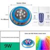 Светодиодный настенный светильник для бассейна 6 Вт RGB из нержавеющей стали с дистанционным управлением