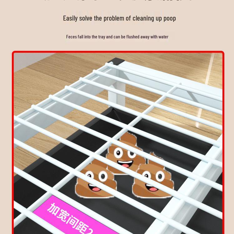 Large Anti-Splash Dog Toilet with Pull-out Drawer for Easy Cleaning