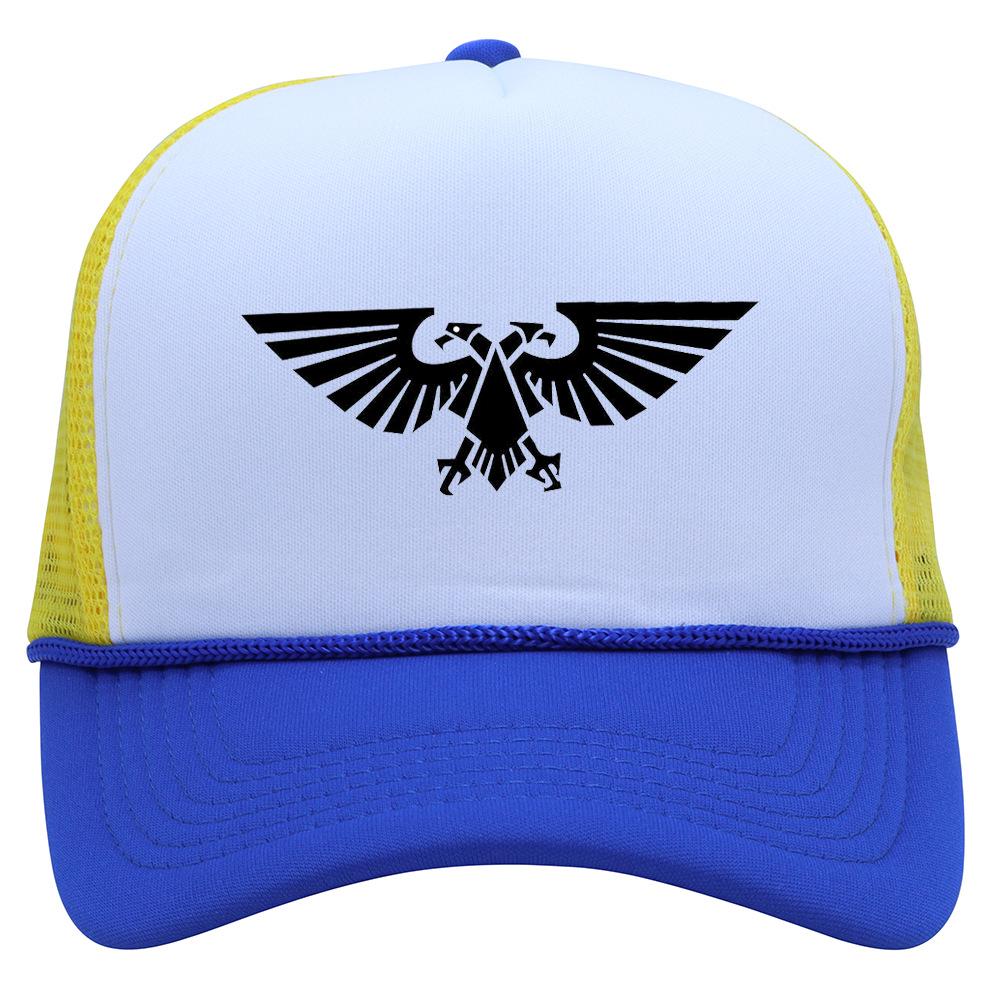 Curved-brimmed baseball cap Outdoor leisure breathable truck cap Spring and summer baseball cap Printed sunshade mesh truck cap