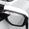 2pcs Car Side Rearview Mirror Guard Cover Rain Eyebrow Covers Stickers for Mitsubishi Lancer Xpander Attrage ASX Mirage Pajero