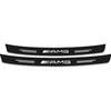 AABIE1 Carbon Fiber Auto Protective Rear Trunk Bumper Guard 3D Caps For Mercedes Benz C200 C230 C240 C250 C280 C300 C320 C350 C400 W168