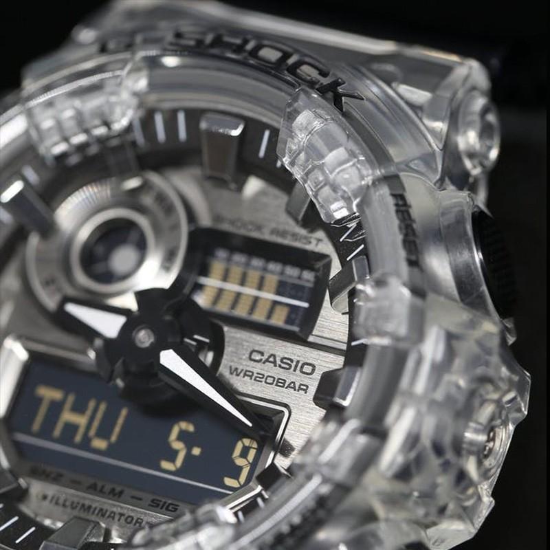 Casio Унисекс Серия Парных Наручных Часов Черные GA-700SK-1A+GMA-S120SR-7A