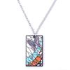 Demon Slayer Kimetsu No Yaiba Tomioka Giyuu Necklace With Pendant And Metal Chain For Cosplay Or Gift