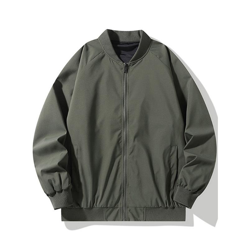 Новая куртка Куртка Мужская Весна и Осень Модный Бренд Универсальная Свободная Воротник бейсбол Модная Повседневная Верхняя одежда