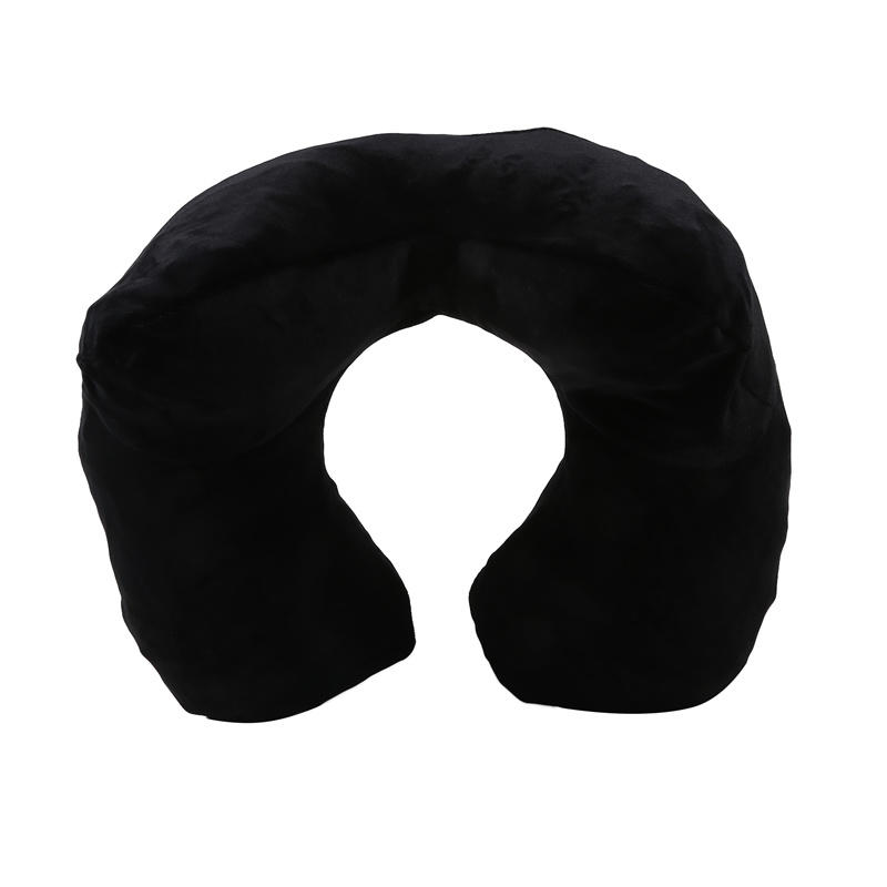 Подушка для путешествий в форме буквы U, надувная подушка для головы и шеи в автомобиле, портативная, съемная и моющаяся, для путешествий, офисные принадлежности