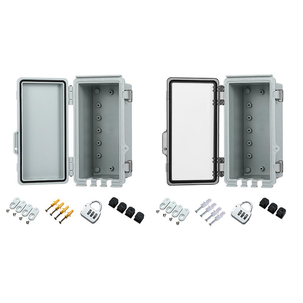 Waterproof Designs Junctions Box Outdoor Electrical Enclosures With Lock and Mounting Accessories Garden Supplies