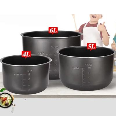 Сплав электрическая скороварка вкладыш черный кристалл внутренняя антипригарная кастрюля для риса детали для скороварки Gall