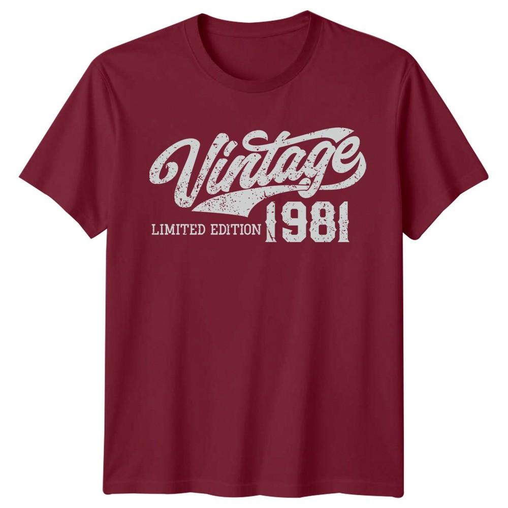 Vintage 1981 Limited Edition 45th Birthday Unisexs TShirt