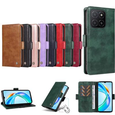 Кожаный чехол-кошелек для Huawei Honor Nova 11 SE 9 8i X50i 5G X50 X40 X30i X30 Magic 6 5 4 Lite X9A X9 X8 5T 2i Y9 Y7 Y6 Y5 Prime