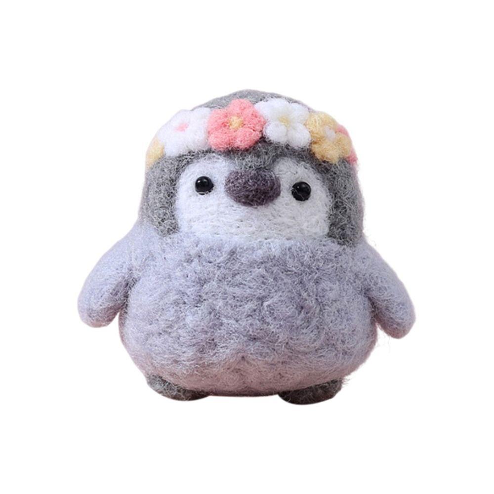 Handmade Material Kit Felting Starter Kit Animal DIY Wool Felt Materials Set Needle Felting Kit