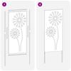 Garden Privacy Screen Canvas Black 50 x 140 cm