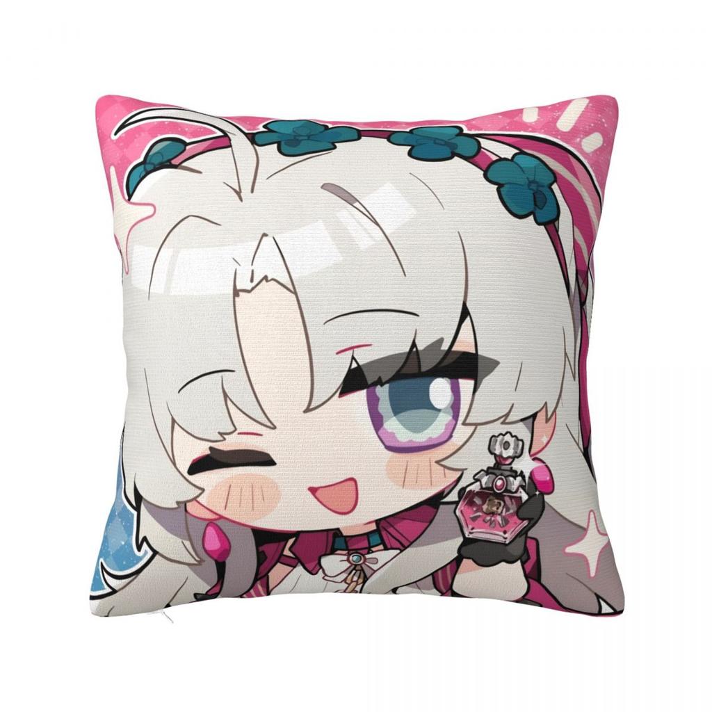 Pillow Cover Cute Q Version Wuthering Waves Rinascita Phoebe Zani Cute Funny Pillow Case For Living Room Chair Pillowcases
