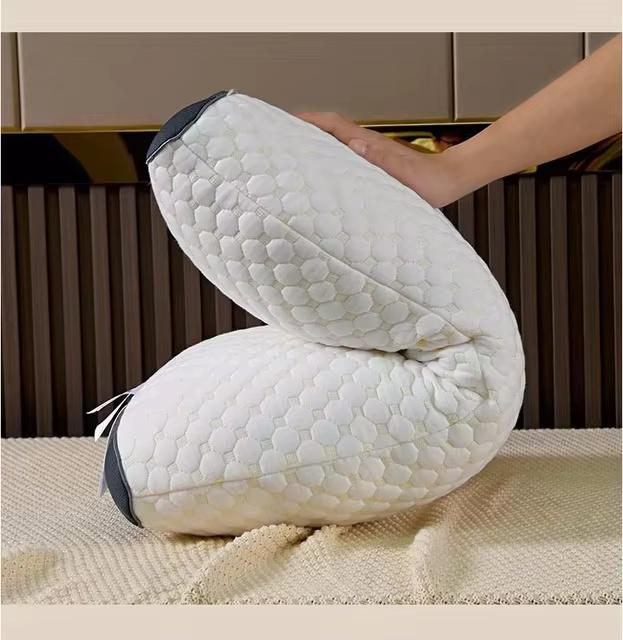 Spa Massage Pillow Washable Non-Collapse Cervical Support Pillow Core Home Pin Gift Pillow