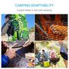 Stainless Steel Blow Fire Tube Outdoor Camping Mouth Blowpipe Retractable Two-end Fire Pipe Emergency Survival Tool