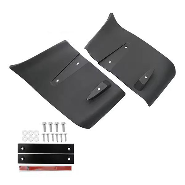 Black ABS Rear Bumper Lip Air Diffuser (1 Pair) for Ford