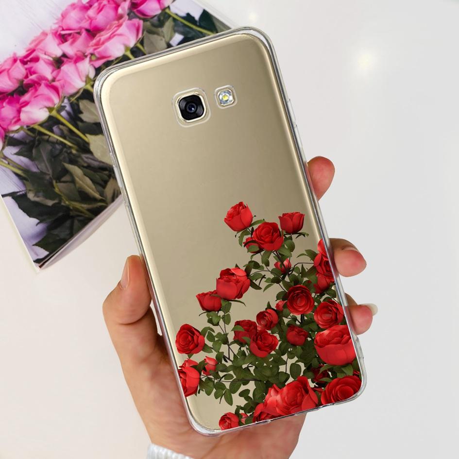 Чехол для Samsung Galaxy A5 2017 A520 A520F Популярный Цветок Прозрачный Силиконовый Мягкий Чехол Для Samsung A 5 2016 A510 A510F Бампер