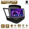 Автомобильная магнитола Android Car-Play для Chevrolet Cruze 2008-2012 Мультимедийный плеер Головное устройство Стерео Навигация GPS BT WIFI, 8 ЯДЕР , 2+32 ГБ
