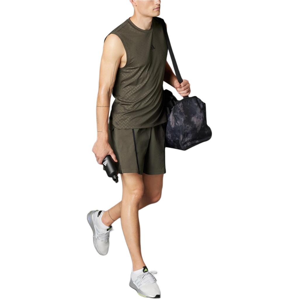 adidas Power Tank Top Быстросохнущий спортивный жилет для фитнеса Мужские топы Темно-оливково-зеленый черный JD8457