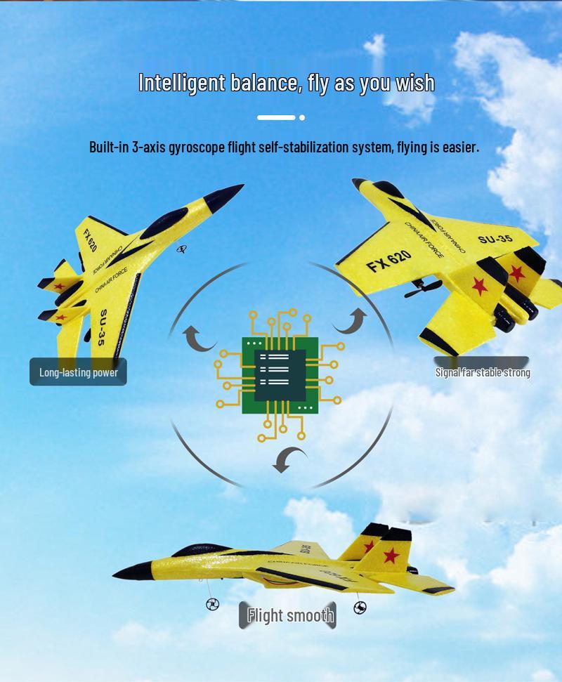 Flying Bear Su35 FX620/FX820 RC Electric Fixed-Wing Model Airplane