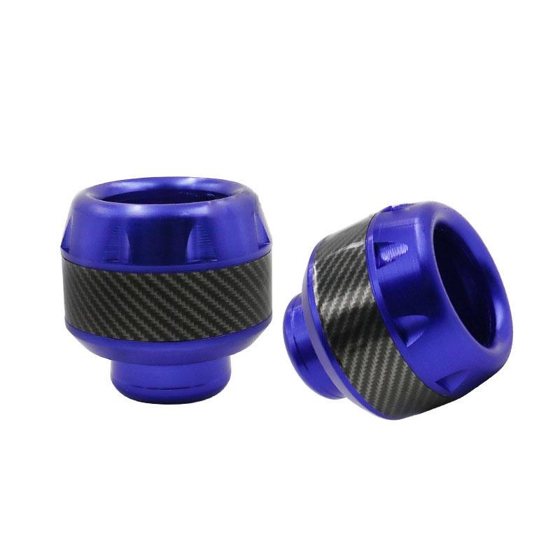 2 шт. универсальный слайдер рамы мотоцикла алюминиевый сплав передняя вилка чашка падение раздавливание протектор углеродное волокно для мотоцикла скутера