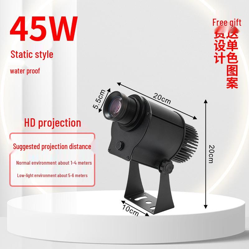 Водонепроницаемый наружный проекционный прожектор с логотипом для рекламы