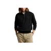 Polo Ralph Lauren Solid Color Long Sleeve Mock Neck Sweatshirt Men Sweatshirt Black MNPOKNI16821701-001