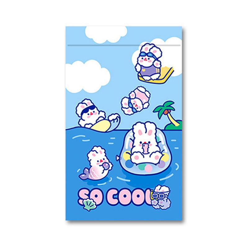 Самозапечатывающийся пакет PET CCP износостойкий безопасный без запаха симпатичный узор практичный многоразовый самозапечатывающийся