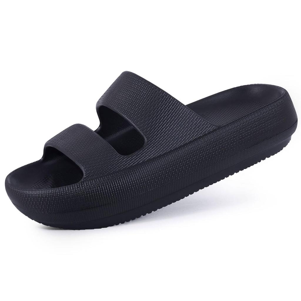 Fashion Crestar Orthopedic Slide Sandals for Women Soft Recovery Slip On Sandals Lightweight Summer Cloud Slippers with Arch Support