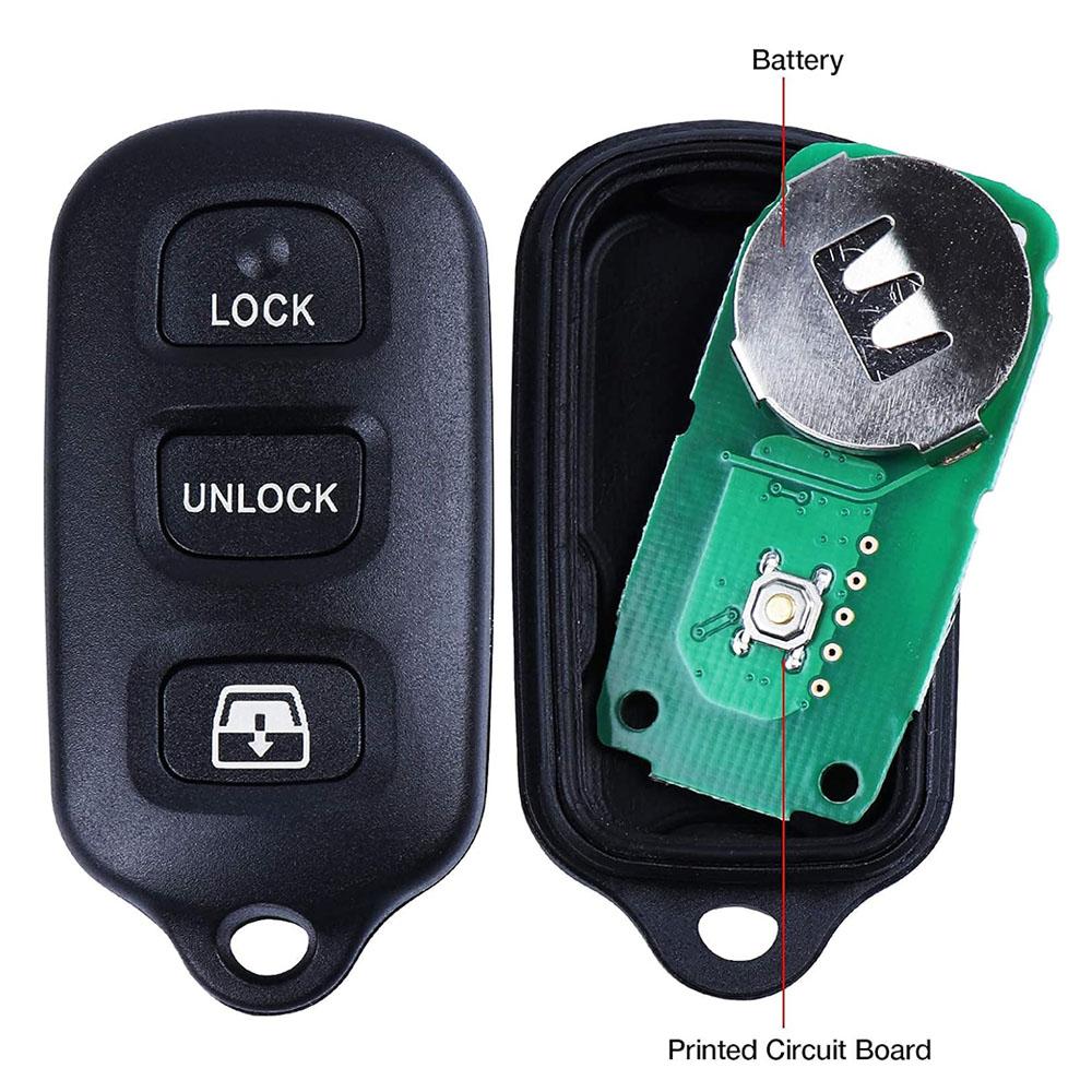 2 ШТ. Пульт дистанционного управления бесключевым доступом Ключ-брелок для автомобиля HYQ12BAN Для Toyota 4Runner Sequoi