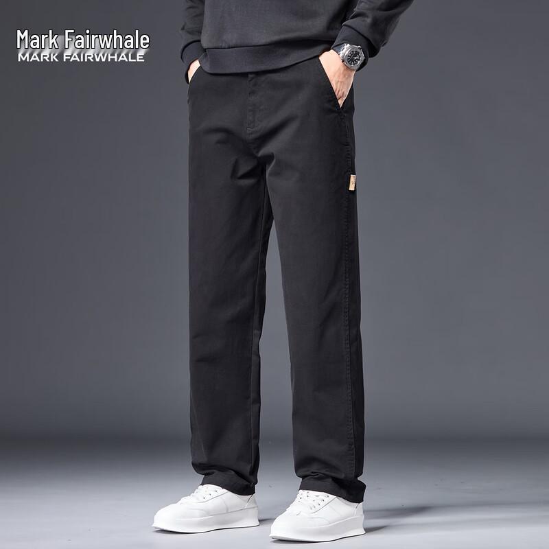Mark Fairwhale Men's Versatile Straight-Leg Casual Pants