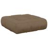 1 Piece Seat Cushion VIANEN 100percent Polyester Taupe