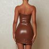 Women's Sexy Sheath Strappy Waisted Hip Wrap Dress