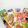 Hot Sales Golden Wheel Tarot Oracle Tarot Card Fate Divination Prophecy Card Family Party Game Toy Tarot 78 Card Deck PDF Guide