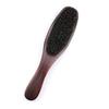 Men Beard Brush with Ergonomic Handle Nylon Boar Bristle Curved Wave Beard Straightener Brush Home Salon Men Mustache Grooming Styling Tools