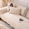 Теплый молочный бархатный чехол для дивана, утепленный мягкий чехол для дивана, нескользящая защита мебели, новая распродажа