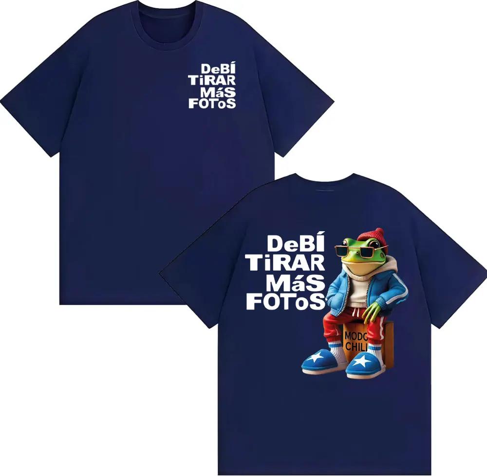 Bad Bunny Debi Tirar Mas Fotos DTMF Album 2026 Tour T Shirt Unisex Harajuku High Street Tshirts Unisex Summer Tops ONeck T Shirts