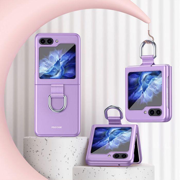 Coque de Protection - BOOLING - pour Samsung Galaxy Z Flip 7 FE - Antichoc - Rigide - Violet